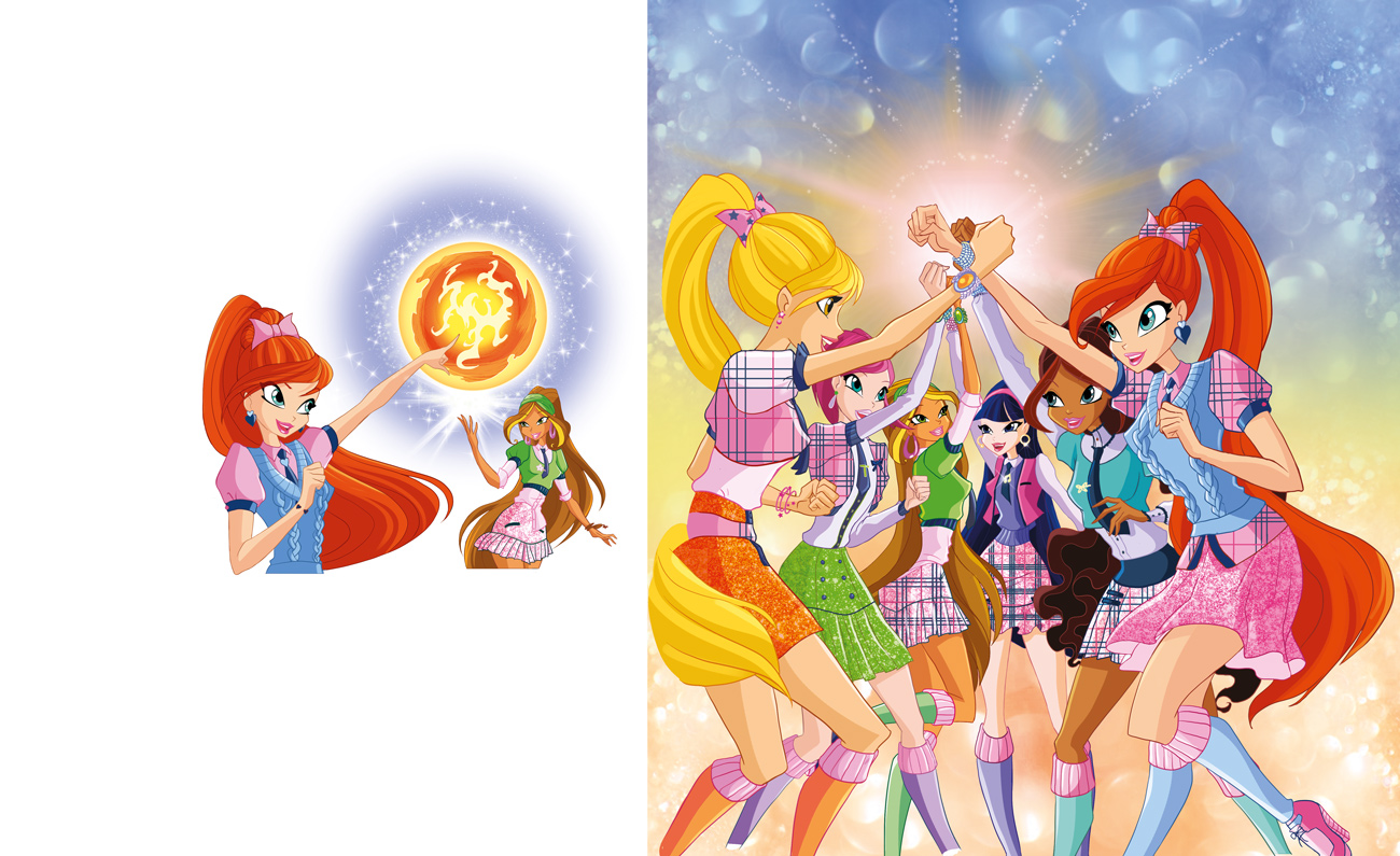 winx club cleanup color magical girls